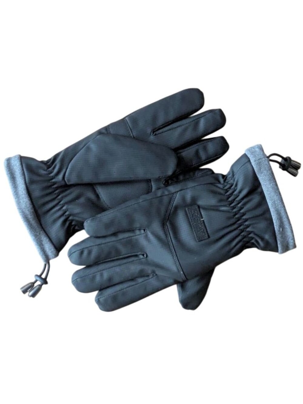 Waterproof Ski Gloves Fleece Lined Men Women Unisex Winter Gloves Black XL
